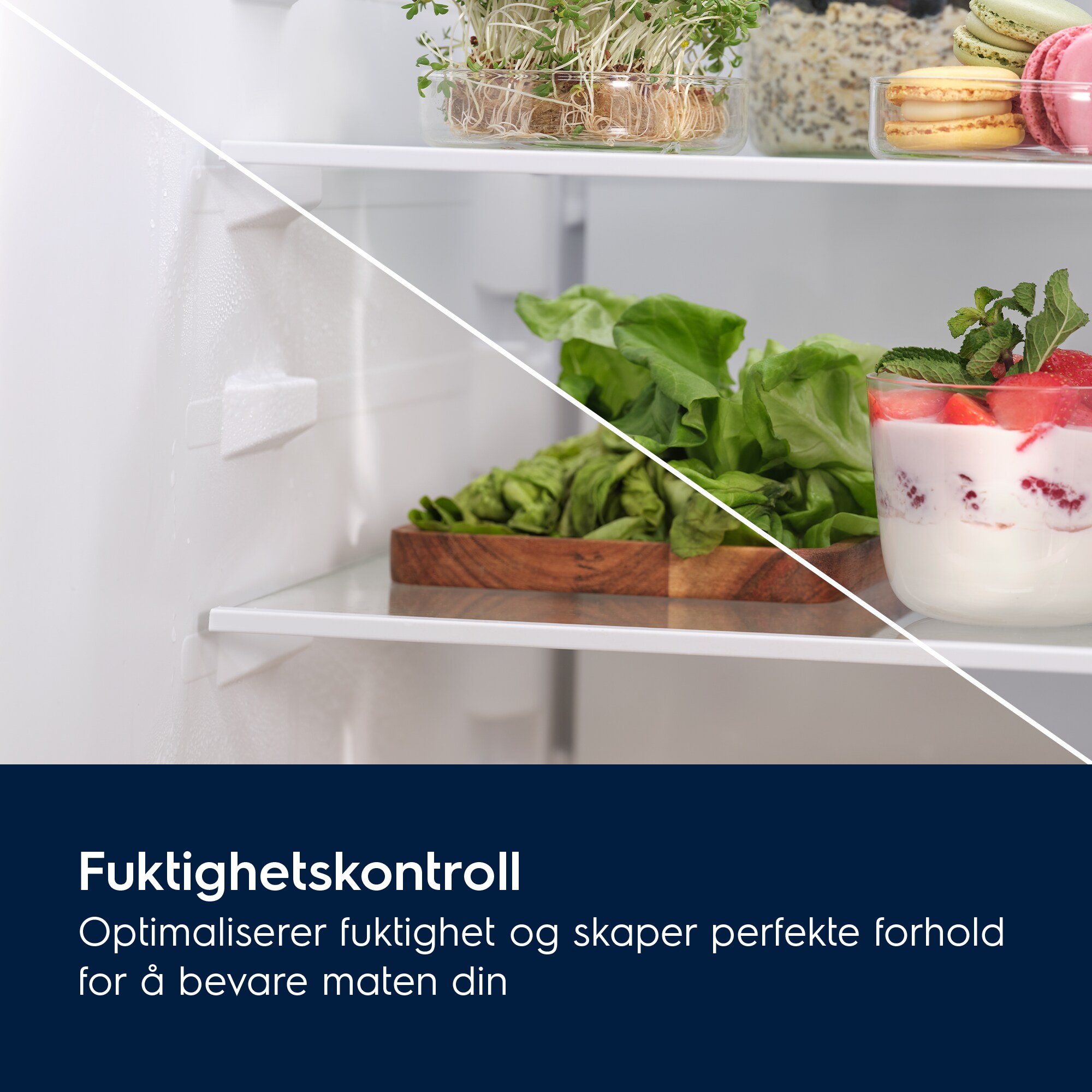 Electrolux - Frittstående kombiskap - LNT6MD32W