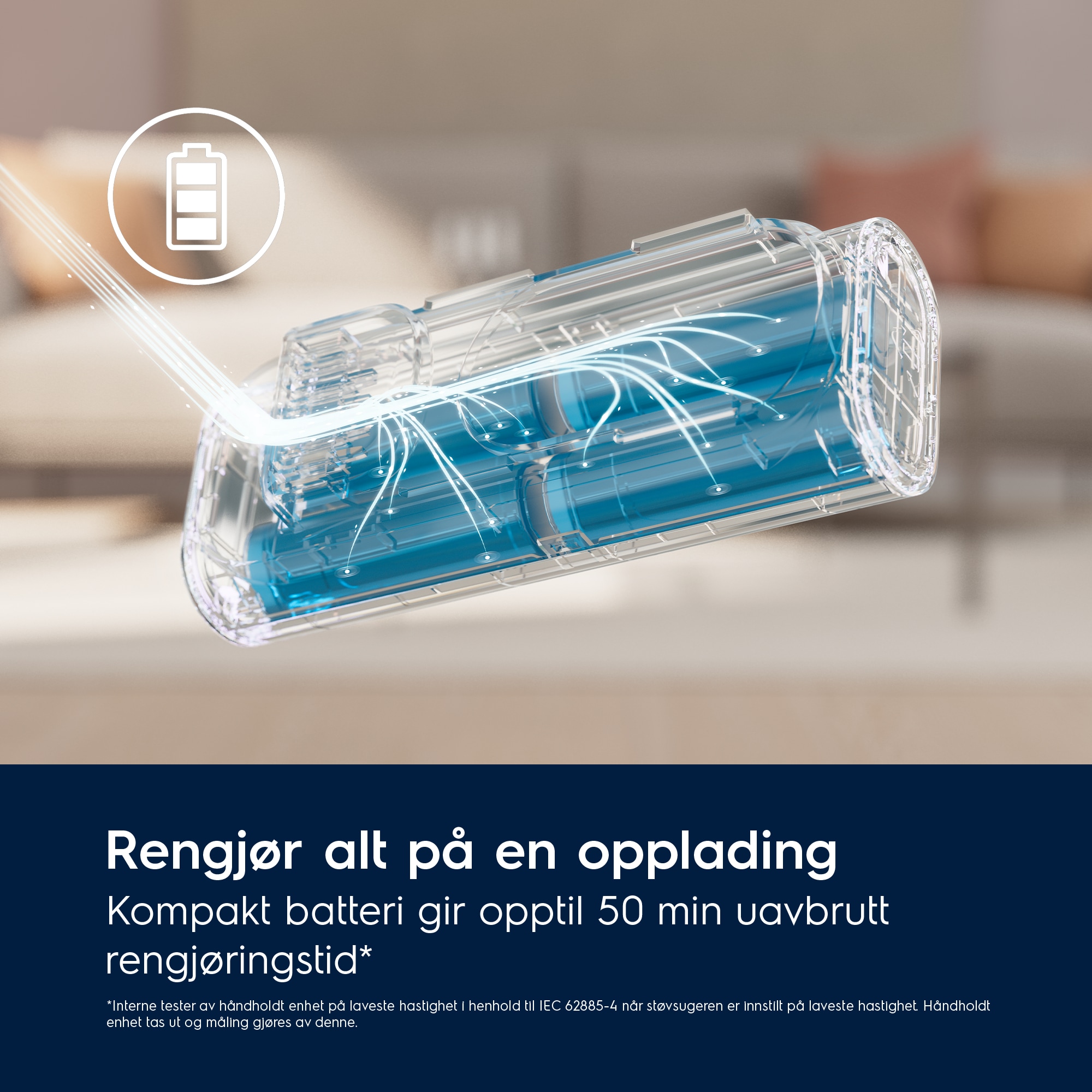 Electrolux - Oppladbar støvsuger - EP71AB14N4