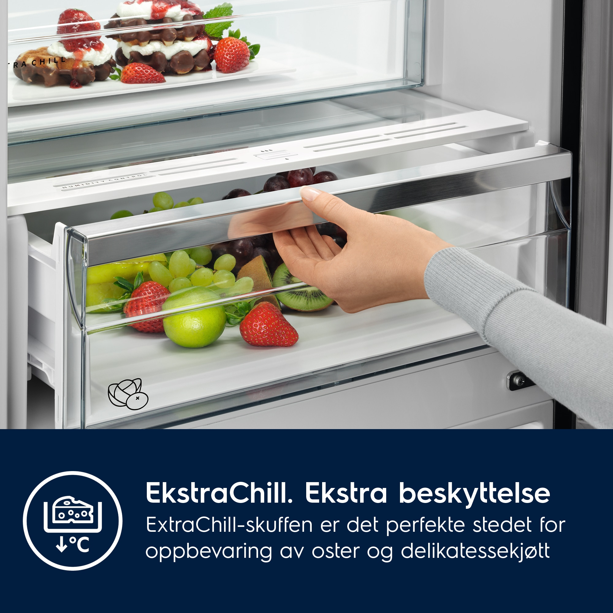 Electrolux - Frittstående kombiskap - LNC8MC32B